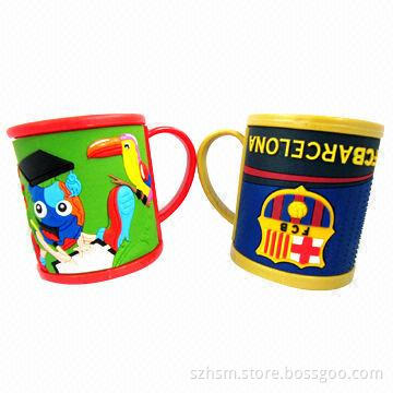Promotional 3D PVC Mugs, New Fashionable Style and Soft